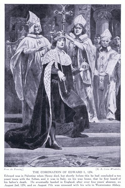 The Coronation of Edward I AD1274, 1920